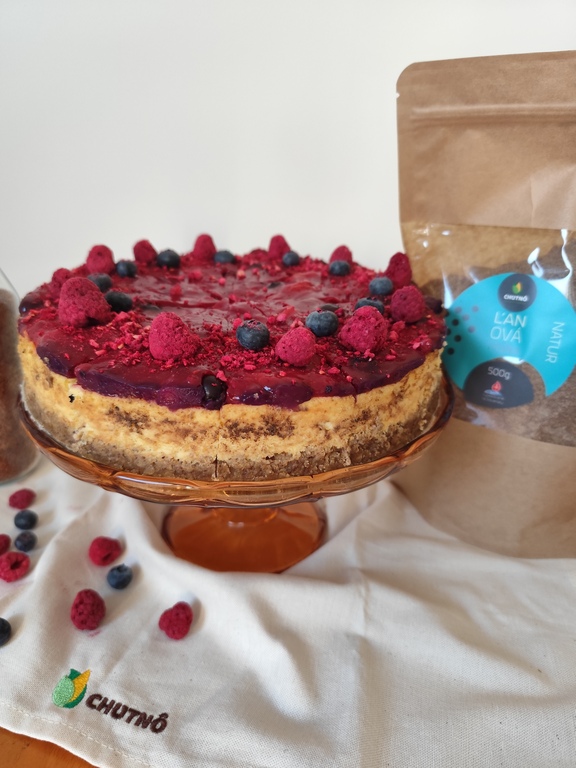 ZDRAVÝ  TVAROHOVÝ CHEESECAKE